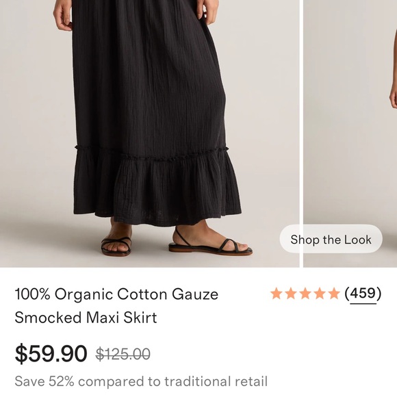 Quince Dresses & Skirts - Quince Black Maxi Skirt